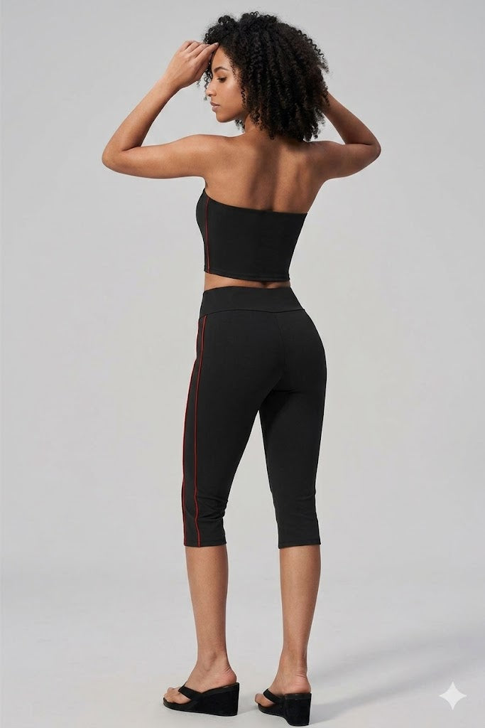 Strapless Capri Set