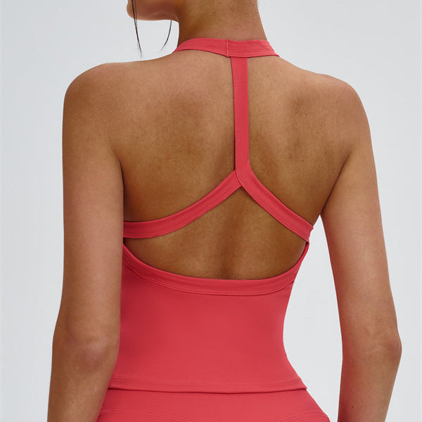 The Slate Y-Back Top