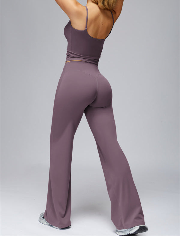 The FlexCore Crop Tank Flared Leggings 2-Piece Set