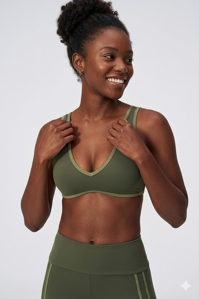 Sports Bra & Flare Pants Set