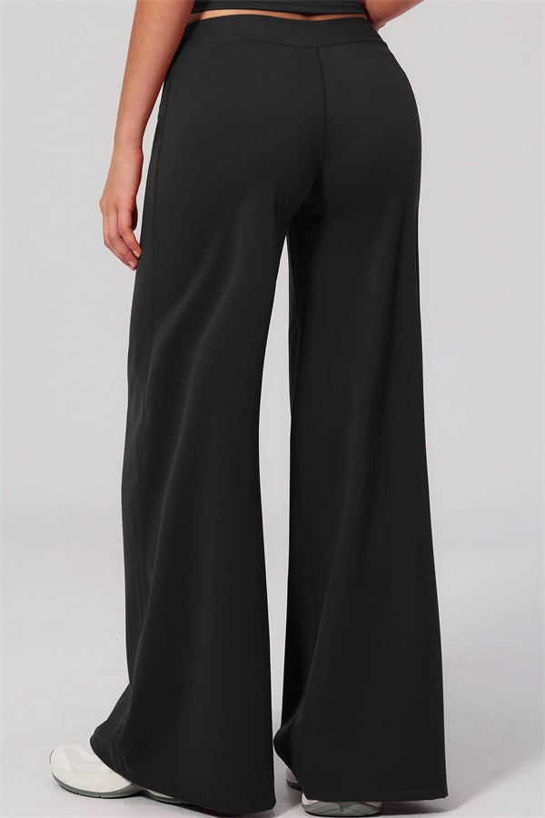 The Revive Crop Top Straight Leg Pants 2-Piece Set