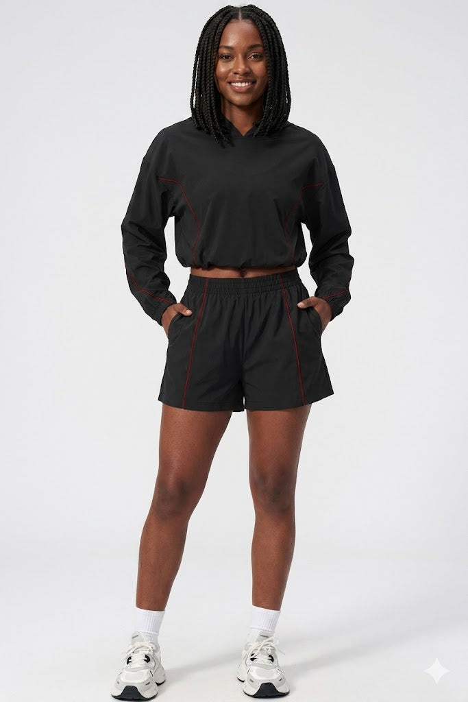 Running Jacket Shorts Set