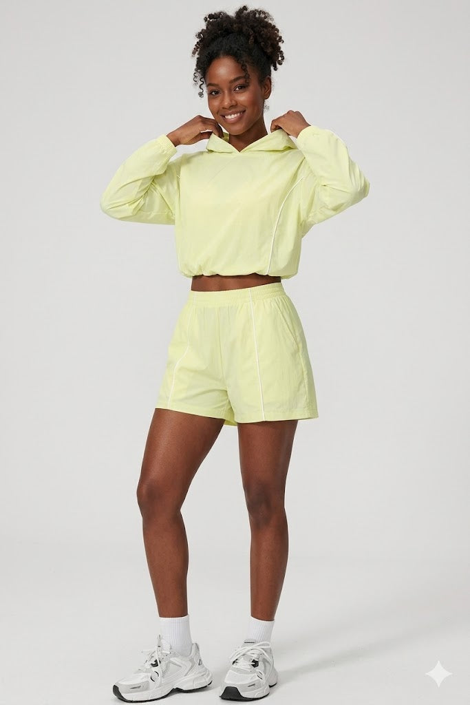 Running Jacket Shorts Set