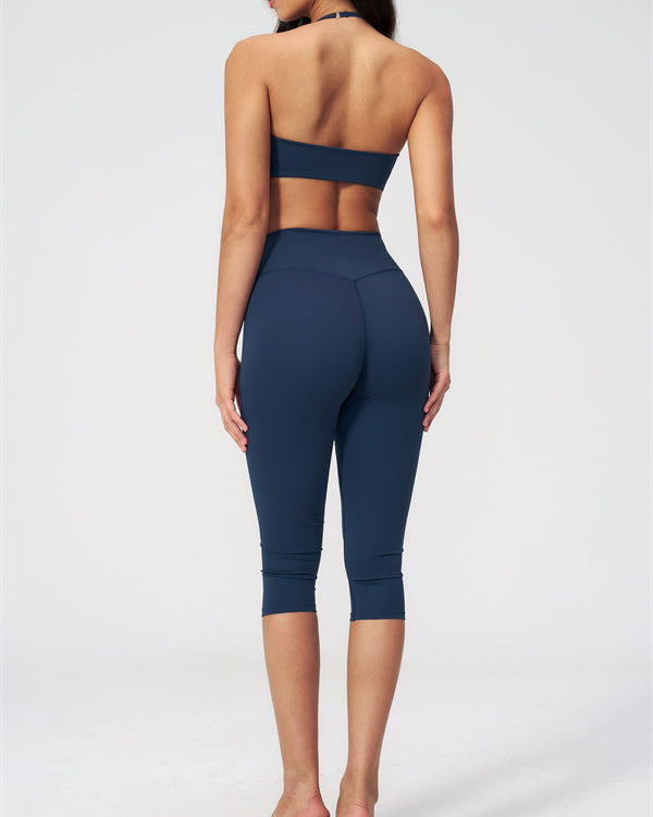 The Twirl Sports Bra Capri Leggings 2-Piece Set