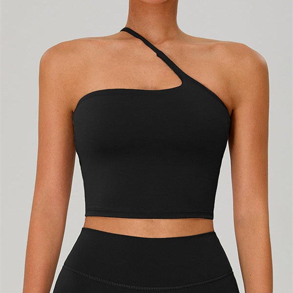 The Jewel One-Shoulder Crop Top