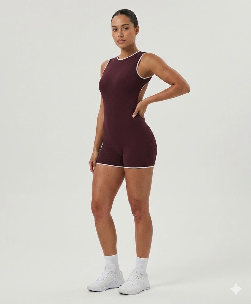 Hollow-Back Bodysuit