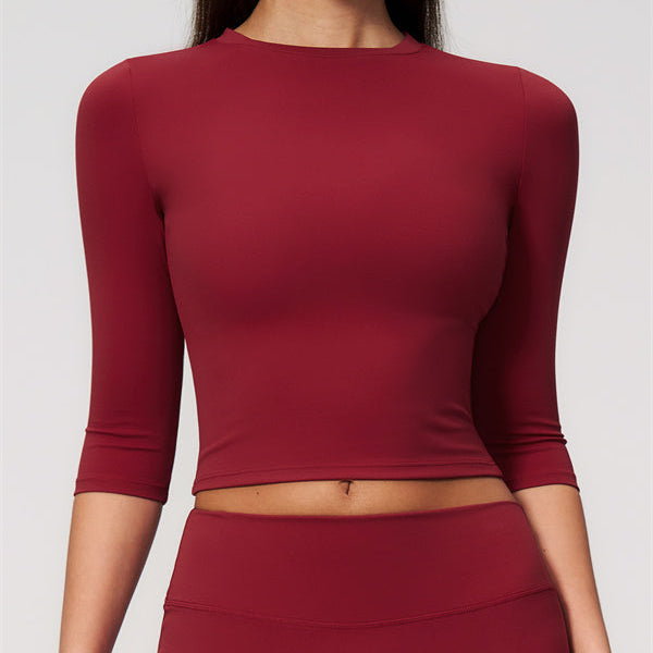 The Natalia Half-Sleeve Top Leggings 2-Piece Set
