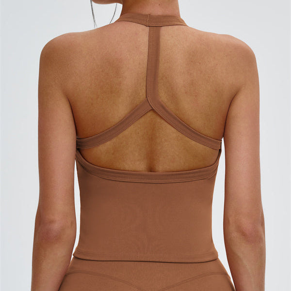 The Slate Y-Back Top