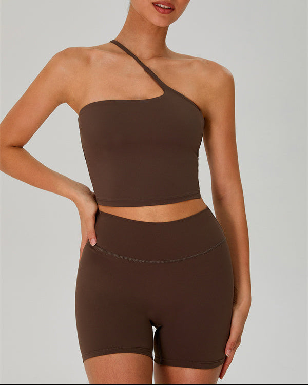 The Jewel One-Shoulder Crop Top