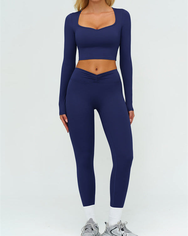 The Lushness Long Sleeve Crop top