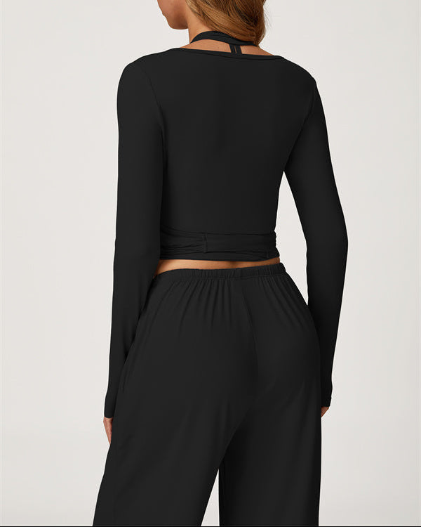 The Sprint Long Sleeve Crop Top