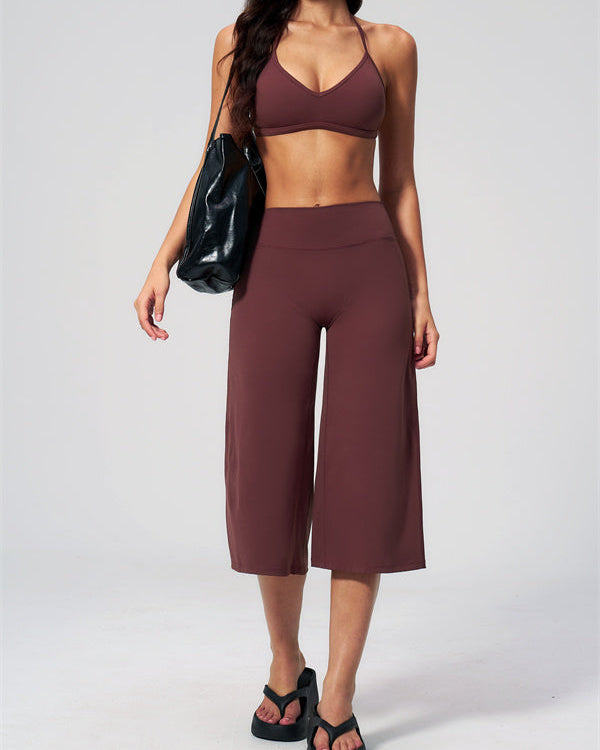 The Nexus Sports Bra Wide-Leg Crop 2-Piece Set