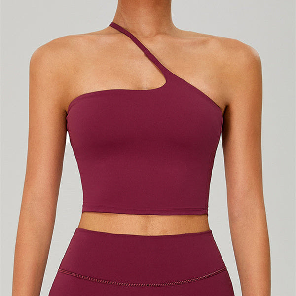The Jewel One-Shoulder Crop Top