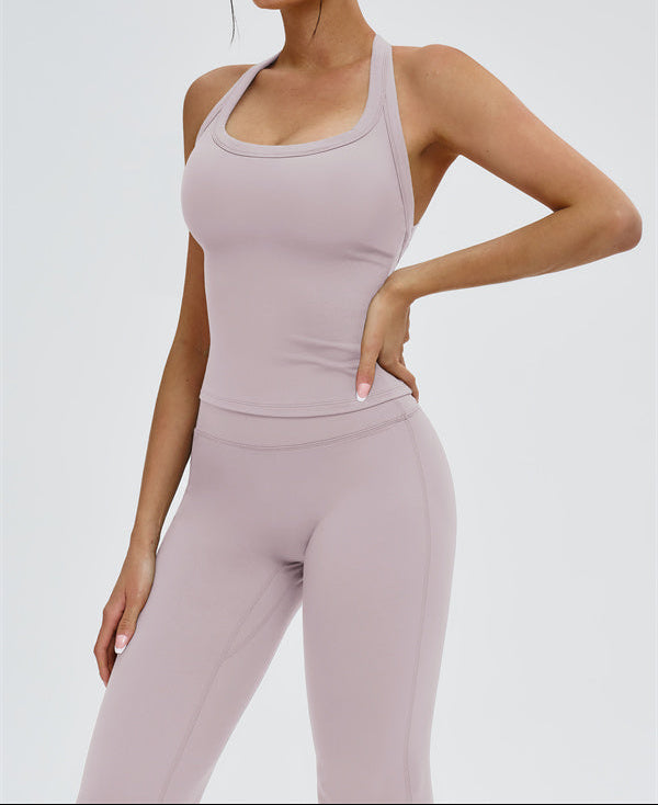 The Slate Y-Back Top