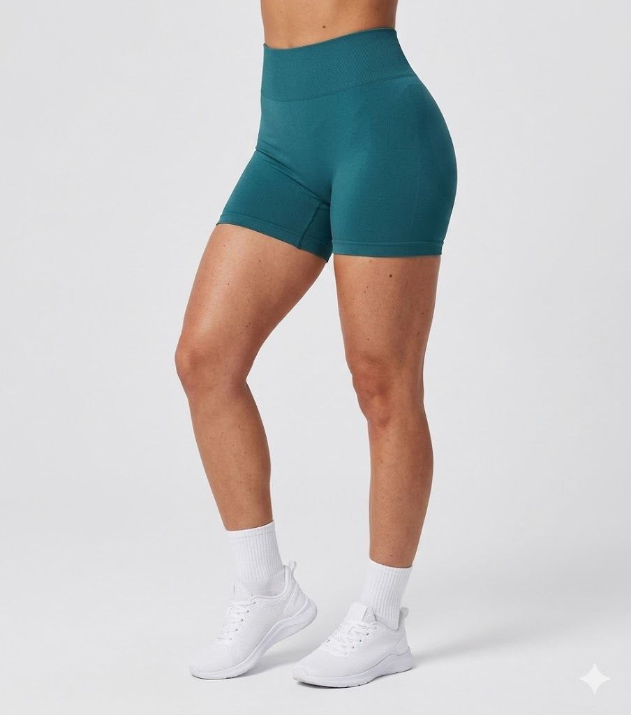 Scrunch High Waist Sports Shorts