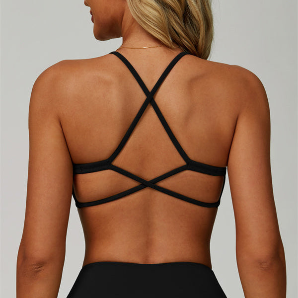 The Bold Cross Back Sports Bra