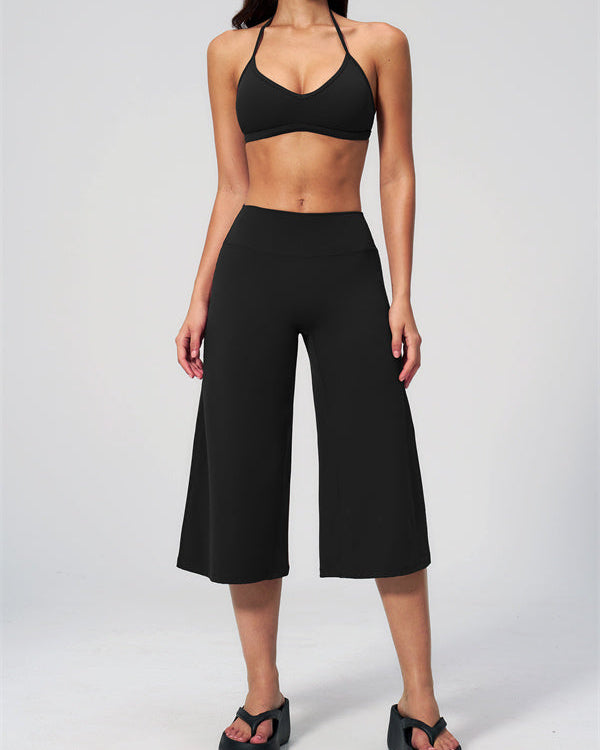 The Nexus Sports Bra Wide-Leg Crop 2-Piece Set