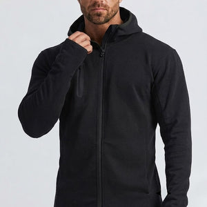 Sport Hoodie Two Piece Sweatsuit Casual Tracksuits Men's Jogger Sets for Outdoor Climbing Breathable Plus Size Adults Autumn
