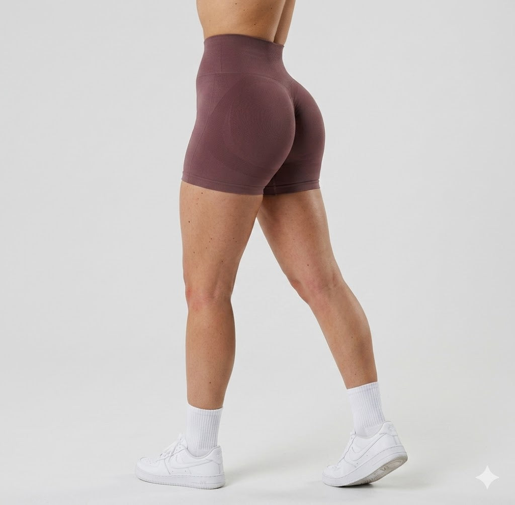 High Waist Scrunch Gym Shorts