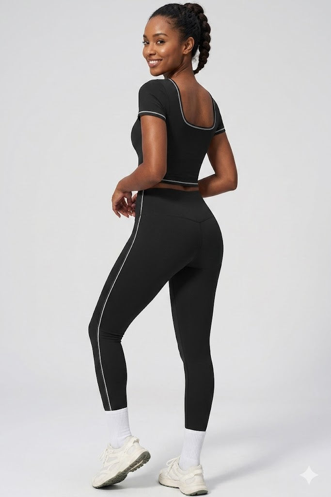 Crisscross Leggings Set