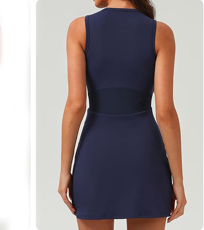 Zip Front Tennis Dress