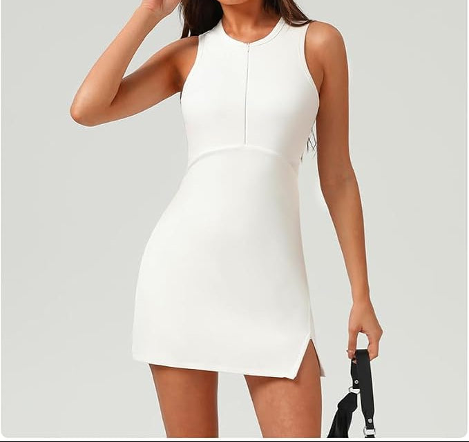 Zip Front Tennis Dress