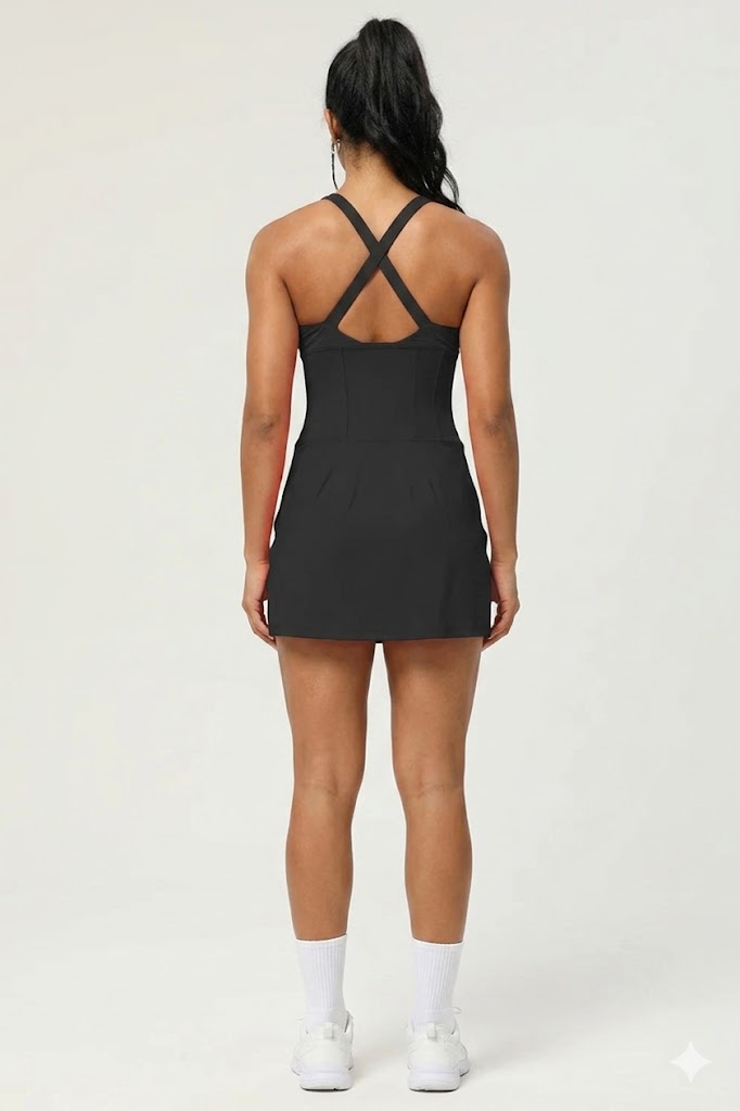 V-Neck Tennis Dress