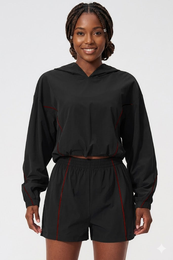 Running Jacket Shorts Set