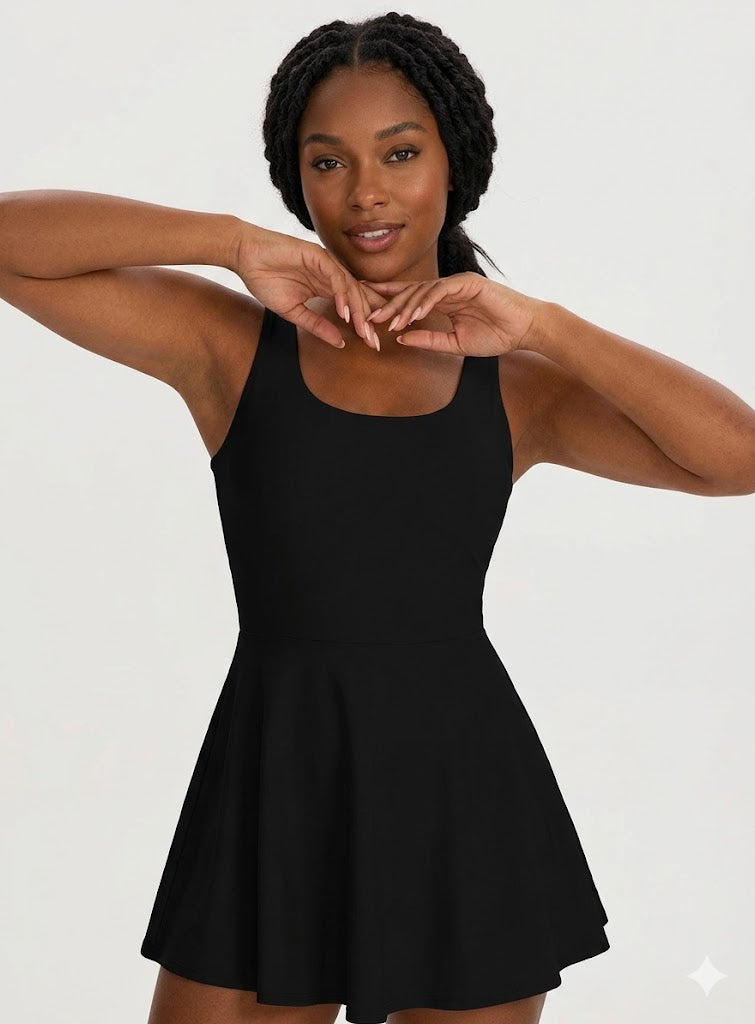 Backless Active Dress Set