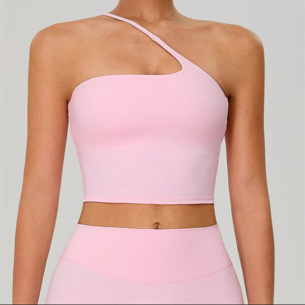 The Jewel One-Shoulder Crop Top