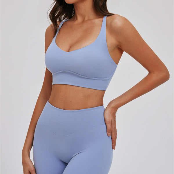 The Kinetic Cross Back Sports Bra