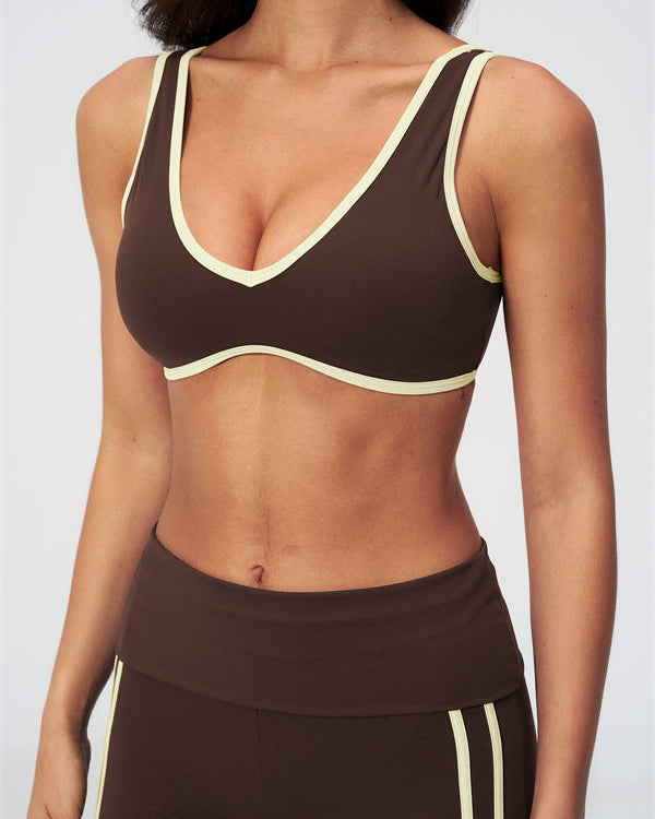 The Evoke Sports Bra Straight Leg Pants 2-Piece Set