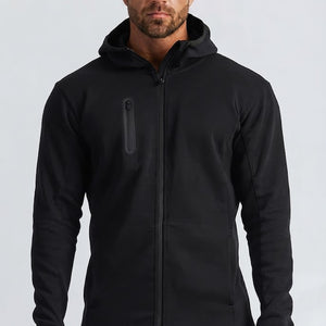 Sport Hoodie Two Piece Sweatsuit Casual Tracksuits Men's Jogger Sets for Outdoor Climbing Breathable Plus Size Adults Autumn