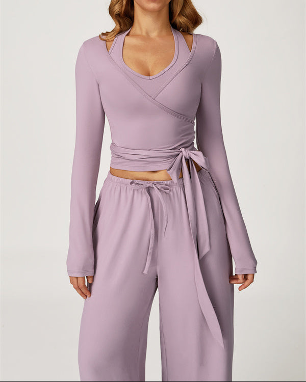 The Sprint Long Sleeve Crop Top