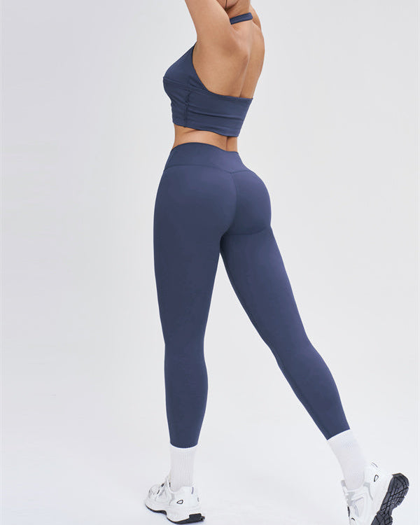 The Stride Crop Top Isabella Leggings 2-Piece Set