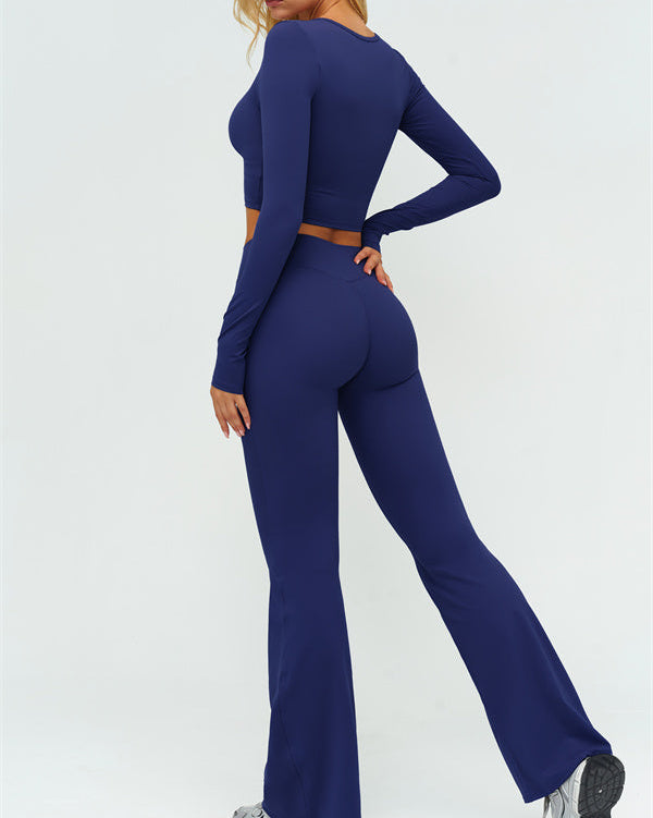 The Lushness Long Sleeve Crop top