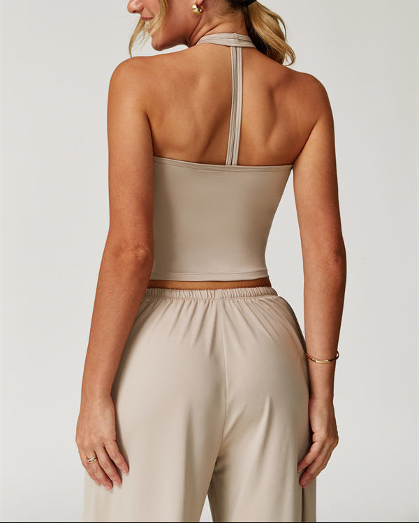 The Sprint Halter Tank Top