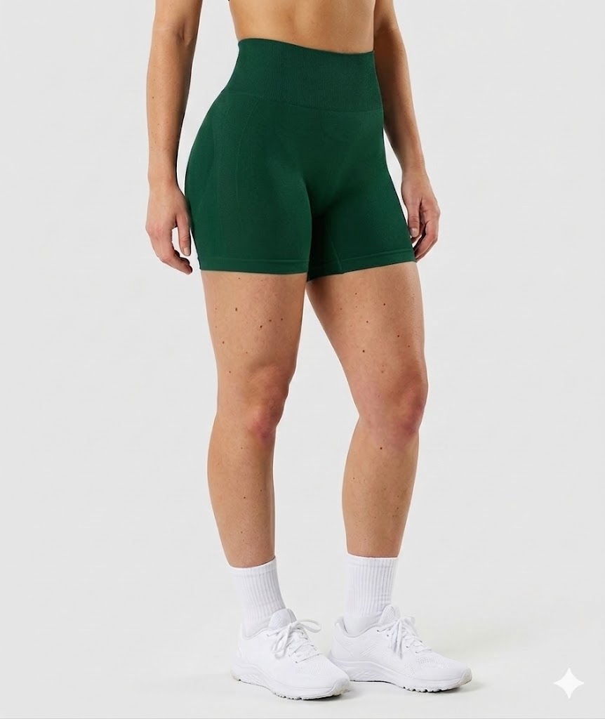High Waist Scrunch Gym Shorts