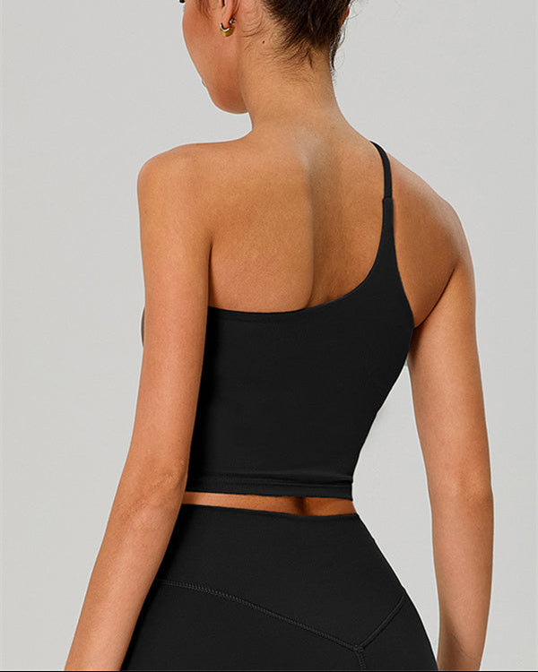 The Jewel One-Shoulder Crop Top