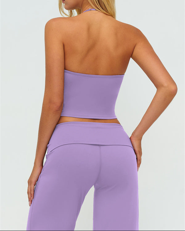 The Twirl Halter Tank Top