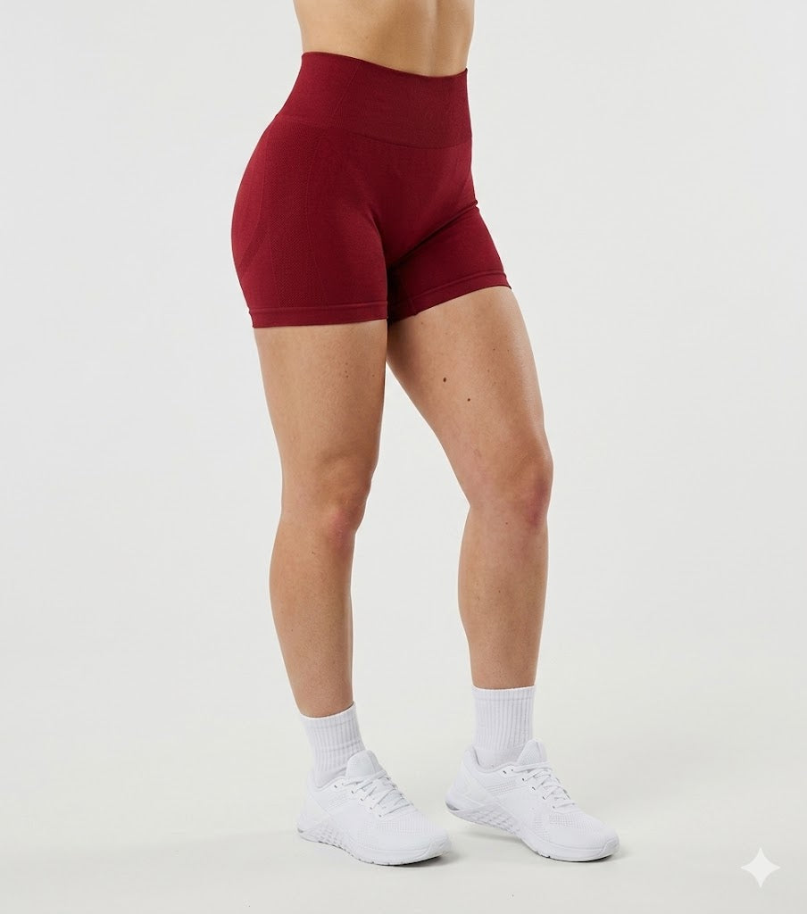 High Waist Scrunch Gym Shorts