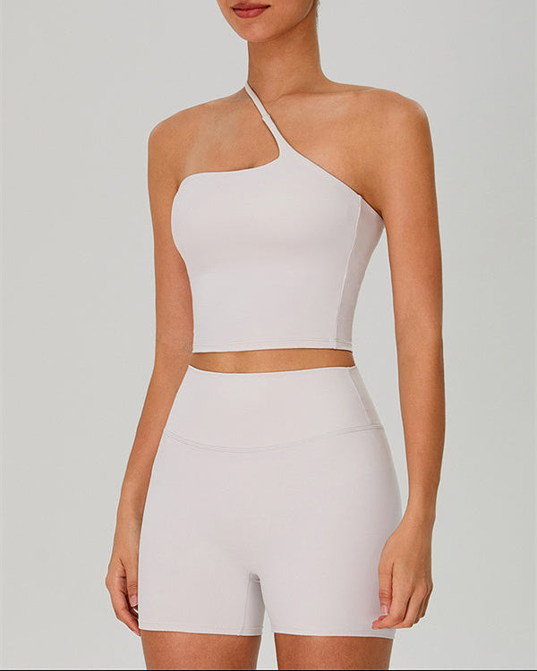 The Jewel One-Shoulder Crop Top