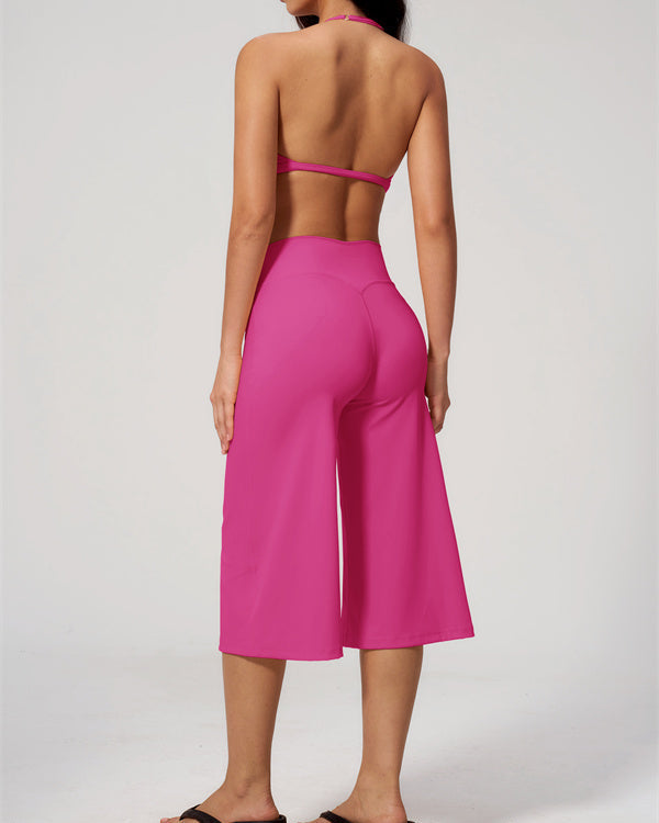The Nexus Sports Bra Wide-Leg Crop 2-Piece Set