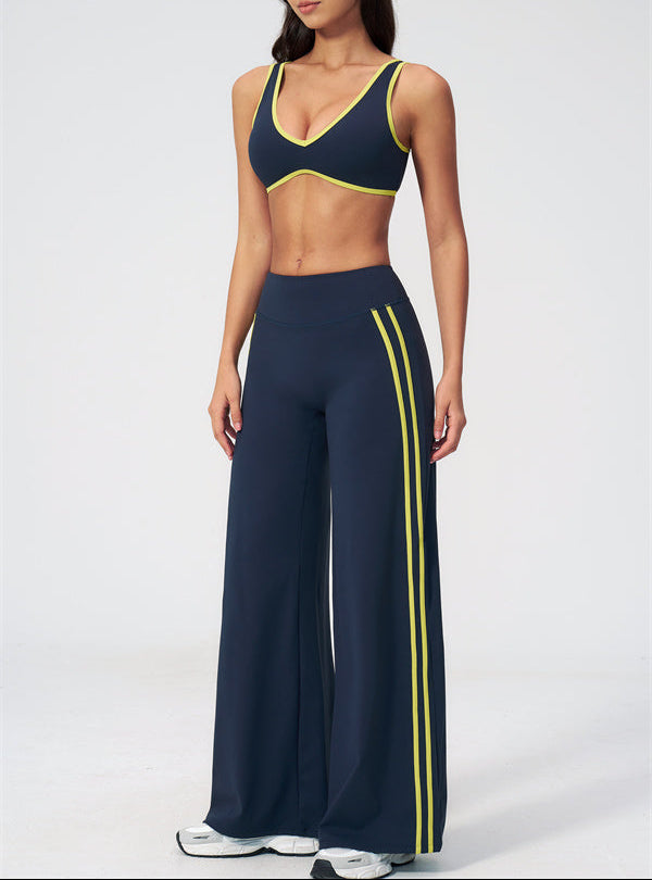 The Evoke Sports Bra Straight Leg Pants 2-Piece Set