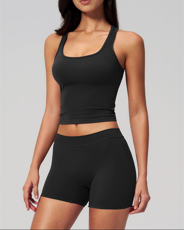 The Revive Crop Top Shorts 2-Piece Set
