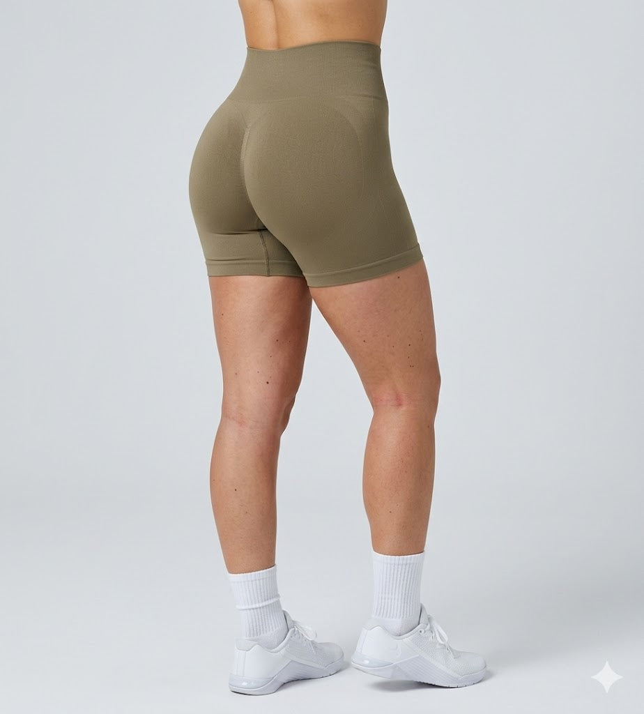 High Waist Scrunch Gym Shorts