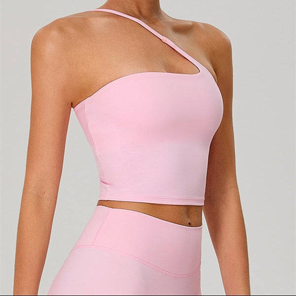 The Jewel One-Shoulder Crop Top