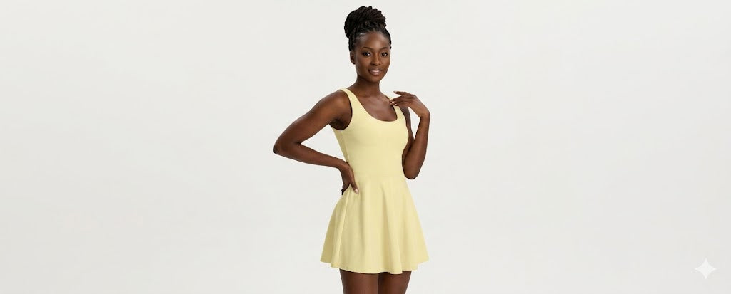 Backless Active Dress Set