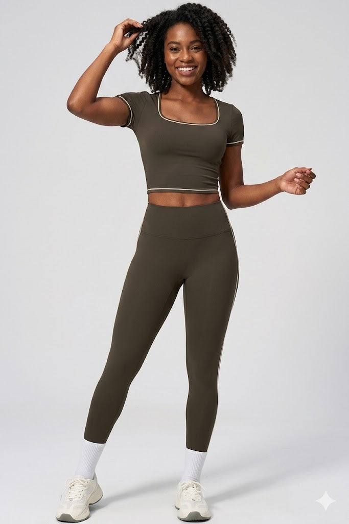 Crisscross Leggings Set