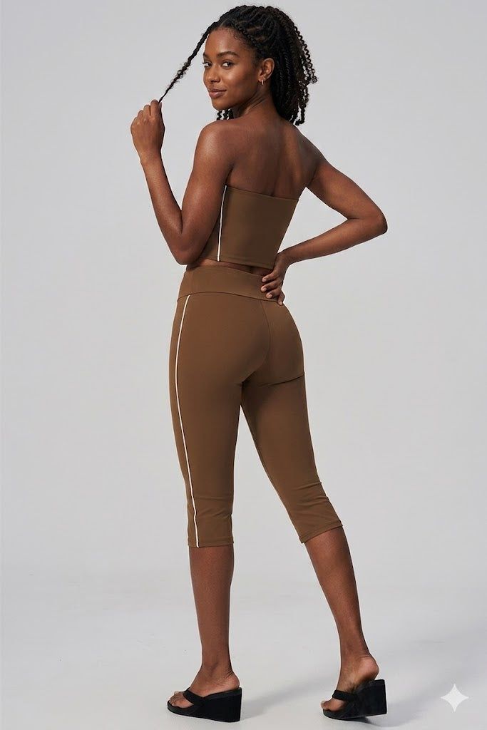 Strapless Capri Set